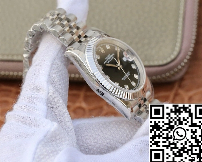 Black M126234-0027 Diamond-se Rolex GM Dial Datejust Factory 0130